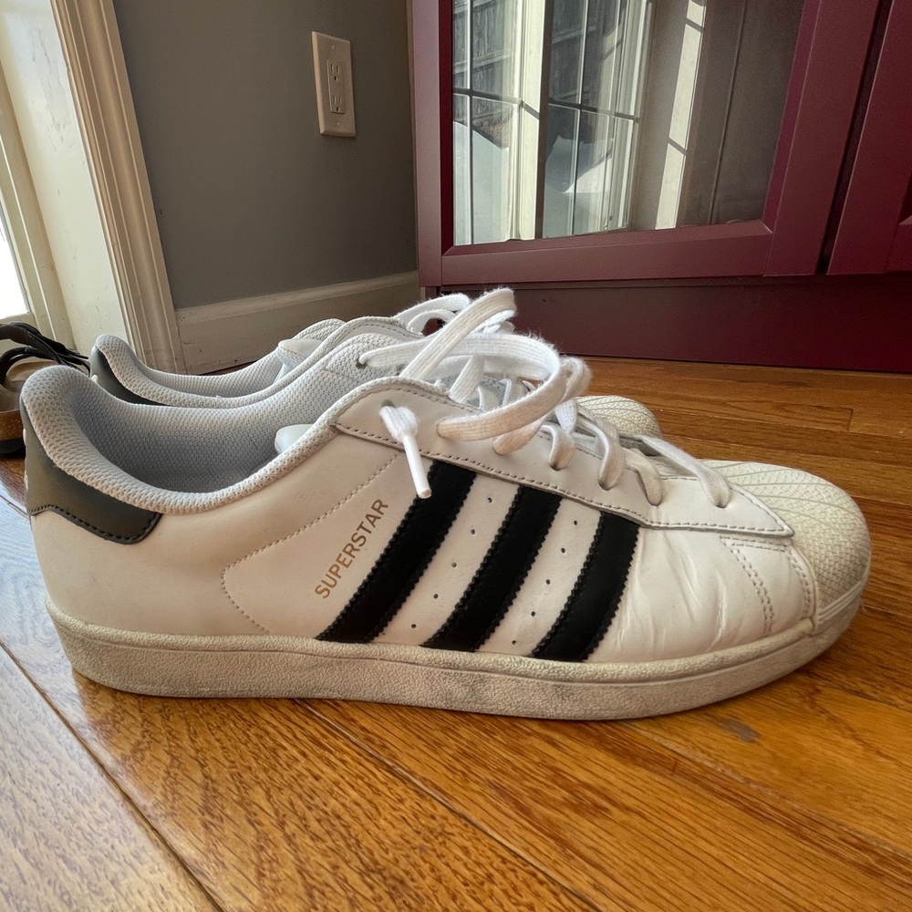 Adidas Superstar Black&White Men 10.5 US